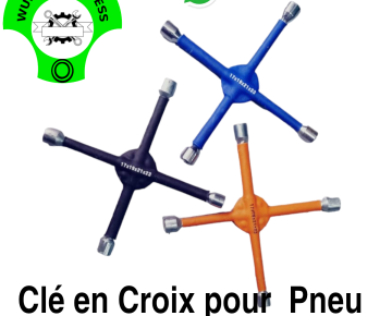 Clé en Croix pour Pneu de Voiture