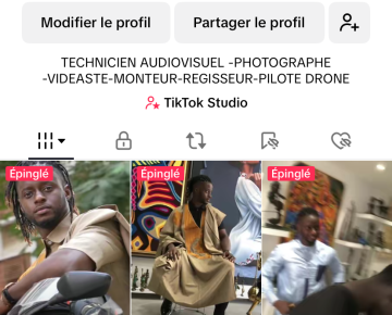 Compte tiktok 330k