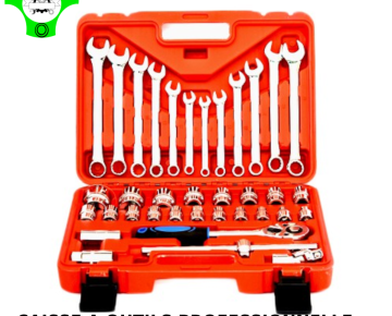 CAISSE A OUTIL PROFESSIONNEL – JEU DE 37 PCS CLÉ A DOUILLE et PLATE